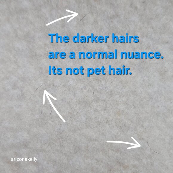 Felted Cashmere Scarf THICK ivory - Picture 5 of 16